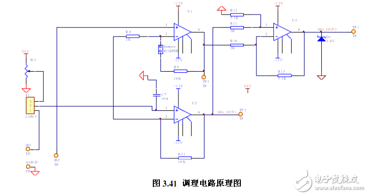 電路圖天天讀（10）：可穿戴動態心電監護信號調理電路圖