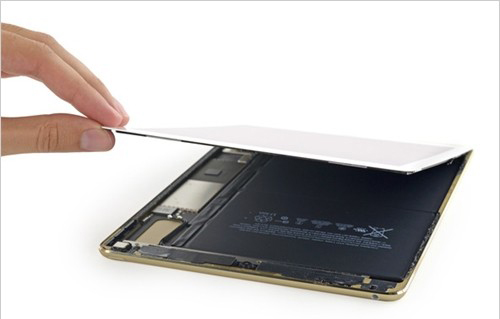 iPad Air2拆機圖文詳解，2GB內(nèi)存和NFC模組