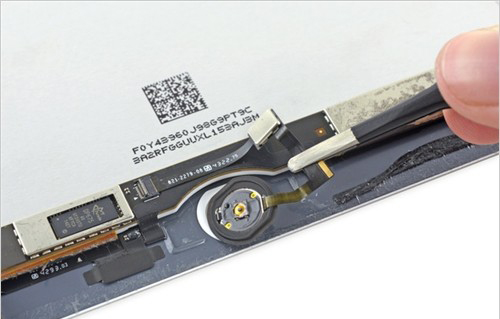iPad Air2拆機圖文詳解，2GB內(nèi)存和NFC模組