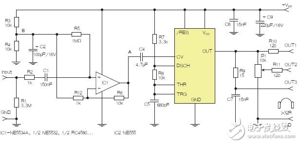 基于555定時器的D類耳機驅動實用放大電路設計