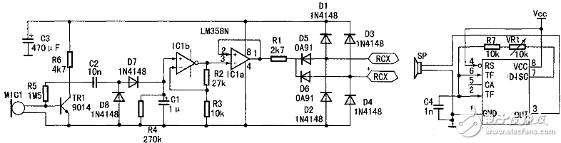 配套Lego組合機(jī)器人的超聲波防撞電路設(shè)計(jì)