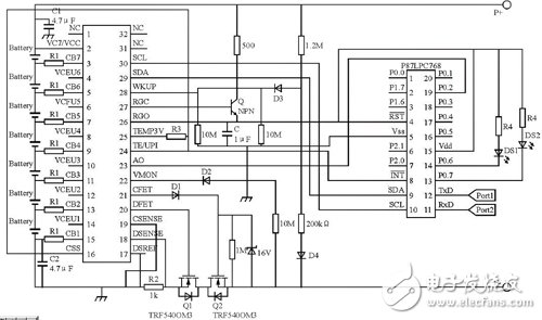 基于ISL9208的大容量鋰電池組系統電路設計