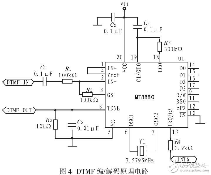 采用DTMF語音身份識別播放系統電路設計