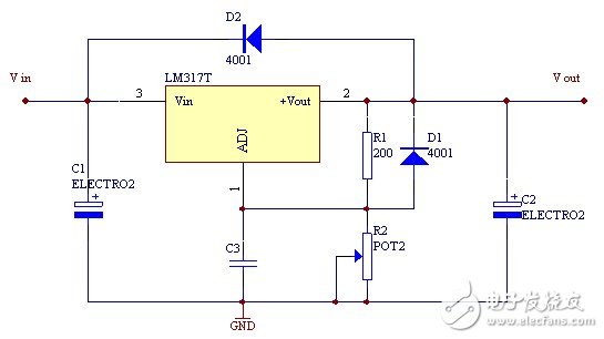 LM317電源應(yīng)用電路設(shè)計(jì)組合分析