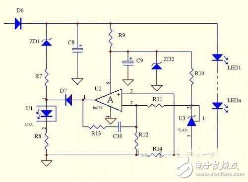 LED電源次級恒流經典電路TOP6 —電路圖天天讀（127）