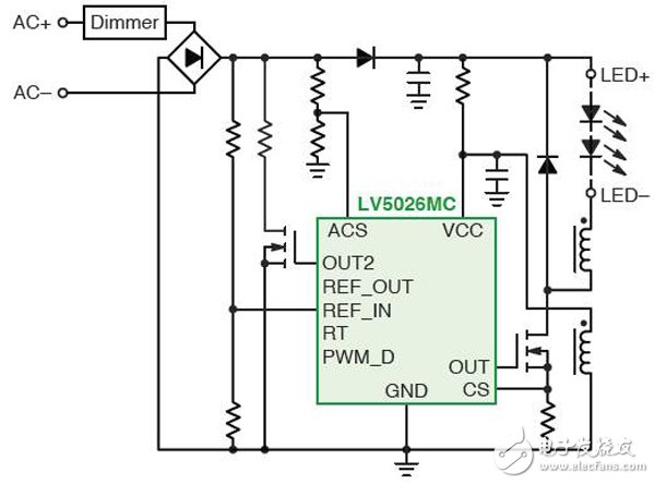 照明AC-DC LED驅(qū)動電源電路精析 —電路圖天天讀（129）