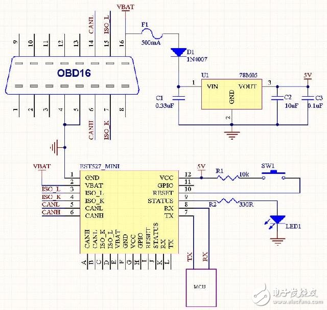 車載模塊原理分析與電路設計詳解 —電路圖天天讀（138）