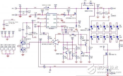 LED調(diào)光控制系統(tǒng)電路設(shè)計圖——電路圖天天讀（141）