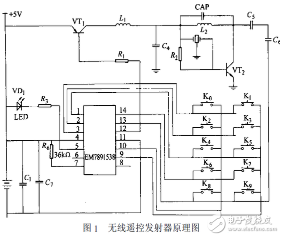 無線智能照明控制系統電路詳解