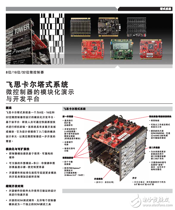 飛思卡爾塔式系統微控制器開發平臺
