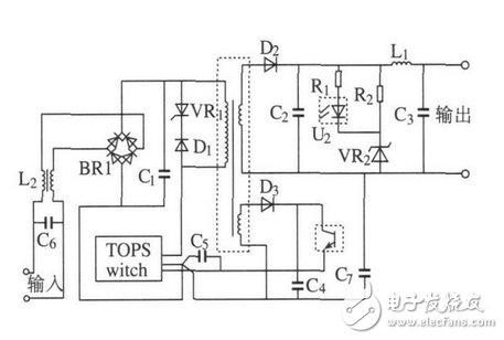 反激式開關電源應用電路設計圖詳解 —電路圖天天讀（201）