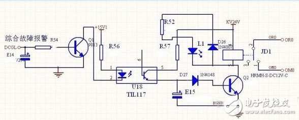 繼電器保護電路設計