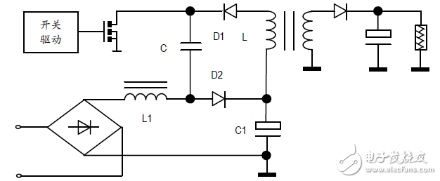 圖7：電流泵式被動功率因數校正電路