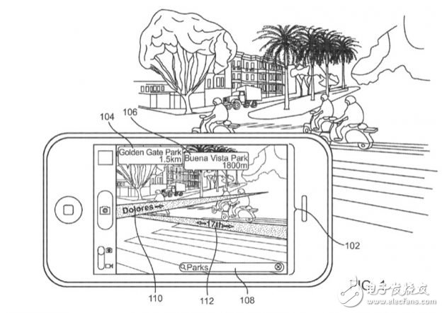蘋果AR導(dǎo)航專利可以透過相機(jī)看到虛擬路名