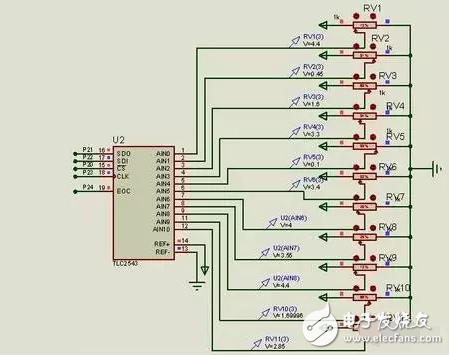 基于AD轉換模塊的單片機仿真和C語言開發設計