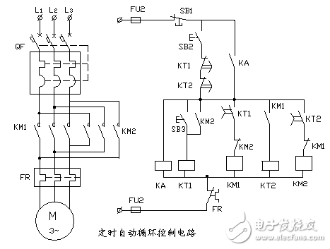 定時自動循環控制電路