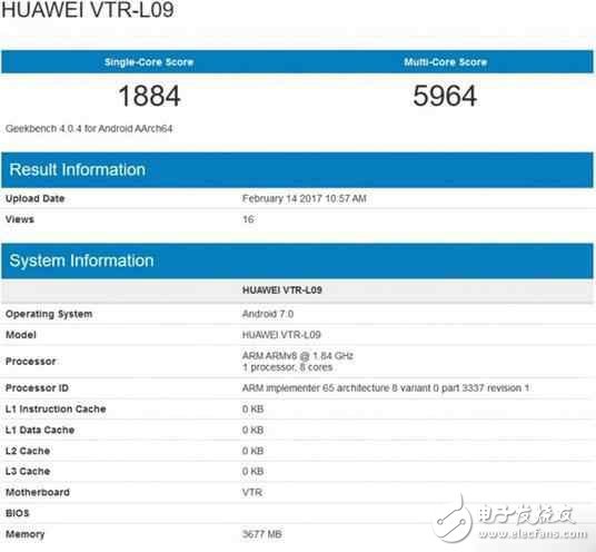 華為P10搭載麒麟960+徠卡雙攝+4G運存，跑分強悍！