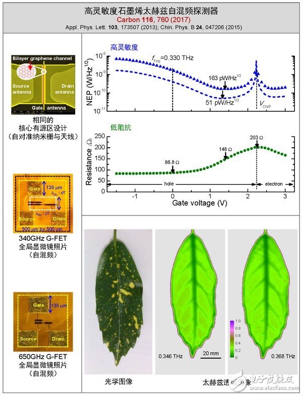 超高靈敏度石墨烯太赫茲探測器研究獲突破