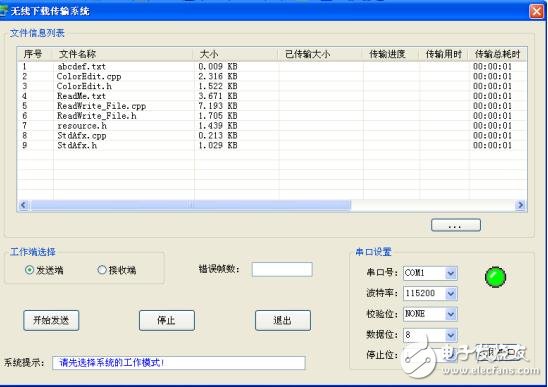 Windows平臺串口文件收發，支持文件批量發送自定義通訊協議