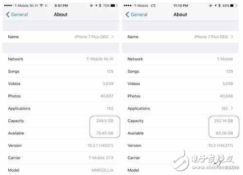 蘋果ios10.3正式推送 ，iPhone內(nèi)存多了7G