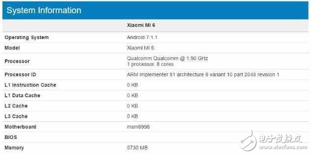 小米6處理器跑分曝光，竟完勝華為自助研發(fā)的Kirin 960