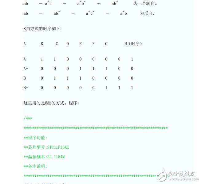 兩相4線步進電機驅動