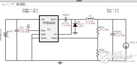 TI WEBENCH：如何設(shè)計(jì)TPS5430的應(yīng)用電路？