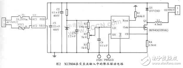 新型大功率LED驅動芯片 XLT604的應用案例