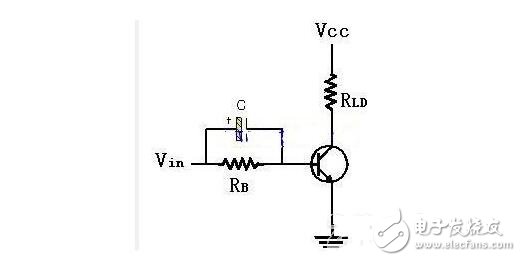 三極管開(kāi)關(guān)電路改進(jìn)接法電路圖