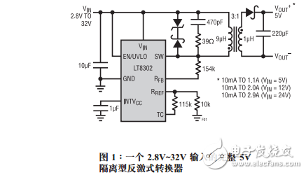 無需使用光耦合器的單片隔離型反激式轉換器