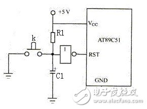 單片機上電復位電路圖大全