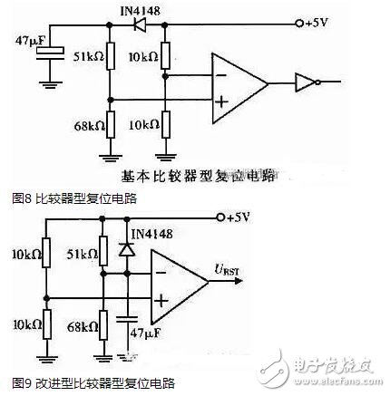 單片機上電復位電路圖大全