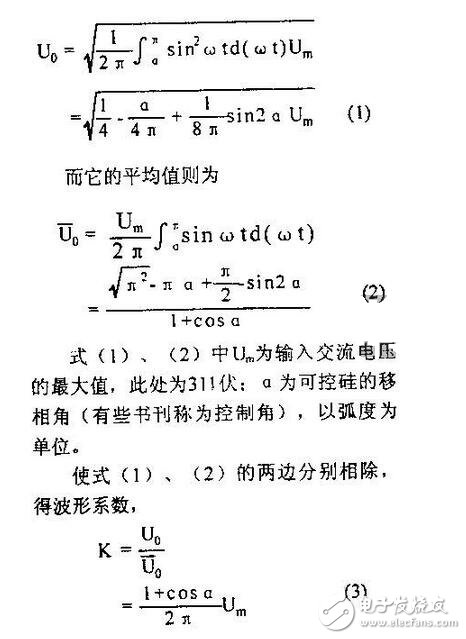 當輸入電壓處于交流電壓的正半周時，二極管導通，輸出電壓vo=vi-vd。當輸入電壓處于交流電壓的負半周時，二極管截止，輸出電壓vo=0。半波整流電路輸入和輸出電壓的波形如圖所示。