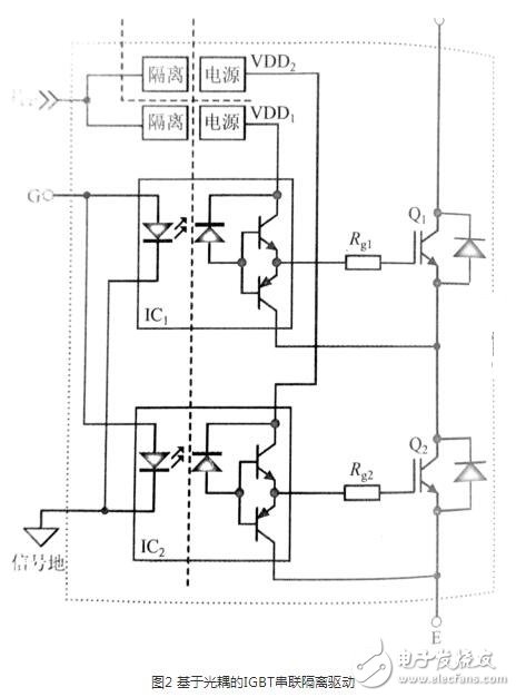 　　IGBT并聯電路作用與原理：