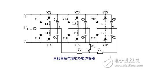 三相串聯(lián)電感式逆變器電路圖、特點、換流過程及輸出電壓波形與數(shù)量的關(guān)系