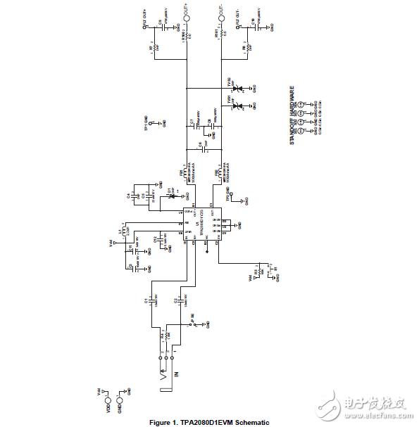 tpa2080d1音頻功率放大器模塊