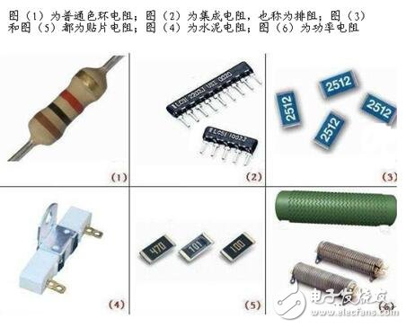 電阻器的技術參數、分類與選用及其標注識別