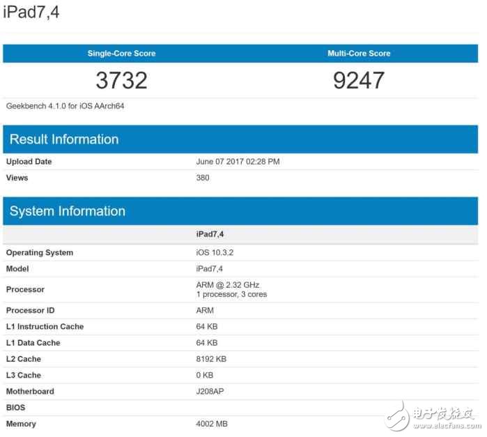 蘋果A10X處理器性能有多強？搭載A10X處理器的ipad pro跑分逆天