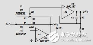 采用基于非易失性存儲器的數字電位器的多功能可編程放大器