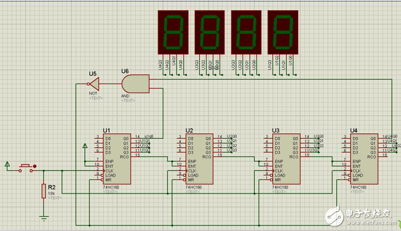 74HC160數字電路計步器設計