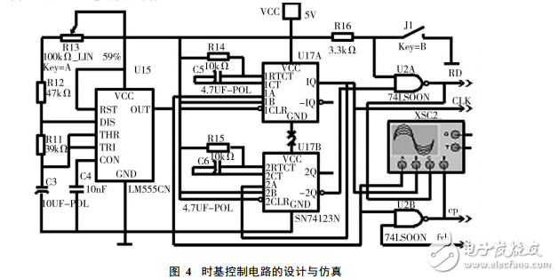 基于Multisim9_0簡易數字頻率計的設計與仿真