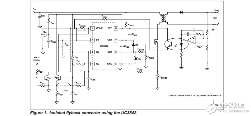 比較UC3842電流型控制和鉛酸蓄電池的初級側PWM控制器