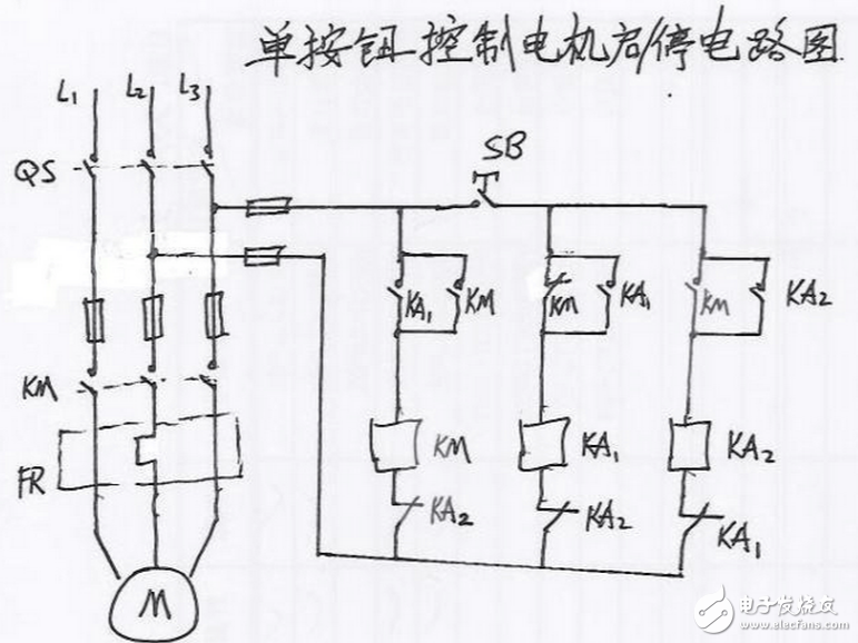 關于電機運行的幾個基本電路