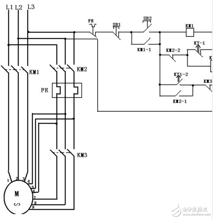 關于電機運行的幾個基本電路