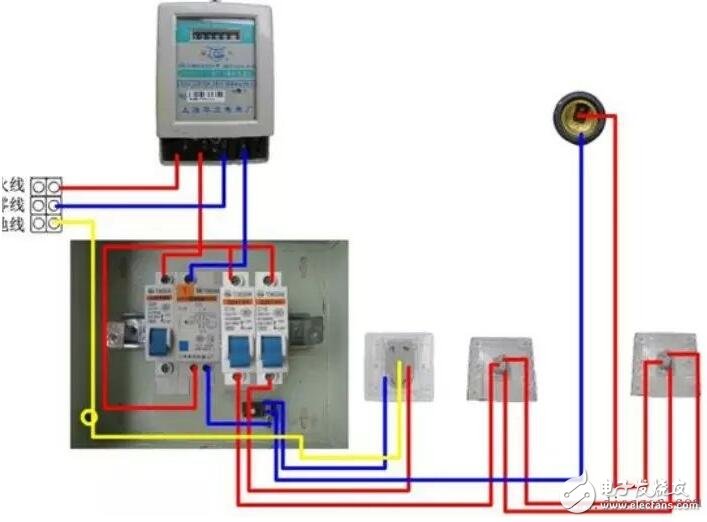 漏電保護器接線圖原理，漏電保護器接線方法，三相漏電斷路器接線方法詳解