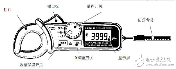 鉗形表測電壓使用方法_鉗形表上的符號圖解