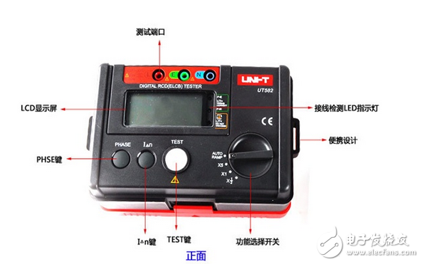 漏電開關(guān)測試儀圖解_漏電保護測試儀怎么用