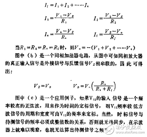 同相加法器電路圖_反相加法器電路圖_運(yùn)放加法器電路圖解析