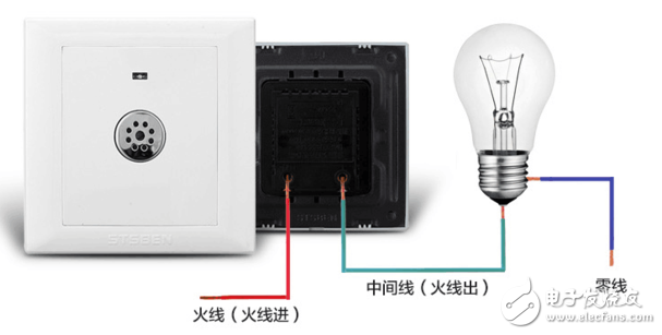 聲控開關(guān)怎樣接線圖_樓梯間聲控開關(guān)接線圖_聲控延時開關(guān)電路圖