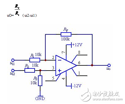 集成運算放大器運算電路_集成運算放大電路分析比例運算_集成運算放大電路公式